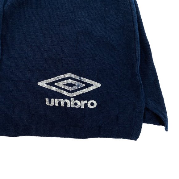 RARE OFF-WHITE x UMBRO Knit Shorts Virgil Abloh Dark Navy Blue Cotton Italy XL - Picture 4 of 9